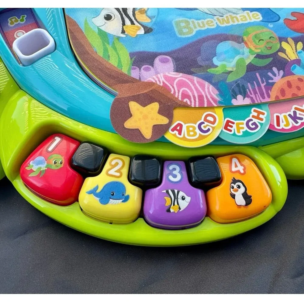 VTech Touch & Teach Sea Turtle Interactive Learning Toy Book Toddler 12-36M